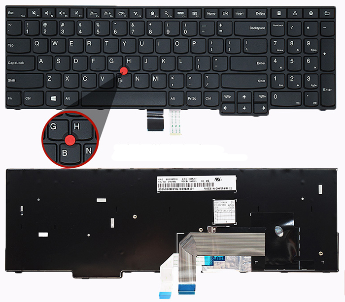 Sostituzione tastiera OEM per LENOVO ThinkPad-E550C-Series Sostituzione tastiera LENOVO OEM per ThinkPad-E550C-Series