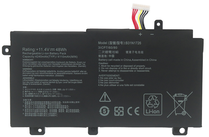 Sostituzione Batteria per laptop OEM per Asus FX86FE Sostituzione Batteria per laptop Asus OEM per FX86FE
