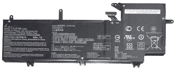 Sostituzione Batteria per laptop OEM per ASUS ZenBook-Flip-UX561UD-BO027R Sostituzione Batteria per laptop ASUS OEM per ZenBook-Flip-UX561UD-BO027R