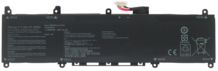 Sostituzione Batteria per laptop OEM per ASUS ADOL-13FA Sostituzione Batteria per laptop ASUS OEM per ADOL-13FA