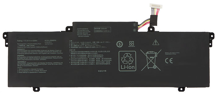 Sostituzione Batteria per laptop OEM per ASUS Zenbook-14-Ultralight-UX435EAL-1WIPS511 Sostituzione Batteria per laptop ASUS OEM per Zenbook-14-Ultralight-UX435EAL-1WIPS511