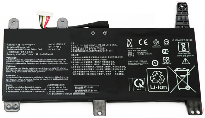 Sostituzione Batteria per laptop OEM per ASUS ROG-Strix-G512L Sostituzione Batteria per laptop ASUS OEM per ROG-Strix-G512L