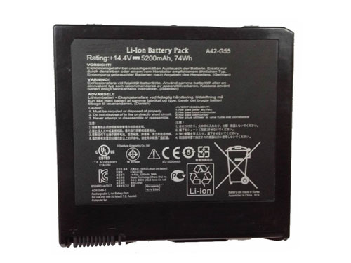 Sostituzione Batteria per laptop OEM per ASUS A42-G55 Sostituzione Batteria per laptop ASUS OEM per A42-G55