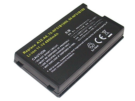 Sostituzione Batteria per laptop OEM per ASUS A8Sr Sostituzione Batteria per laptop ASUS OEM per A8Sr