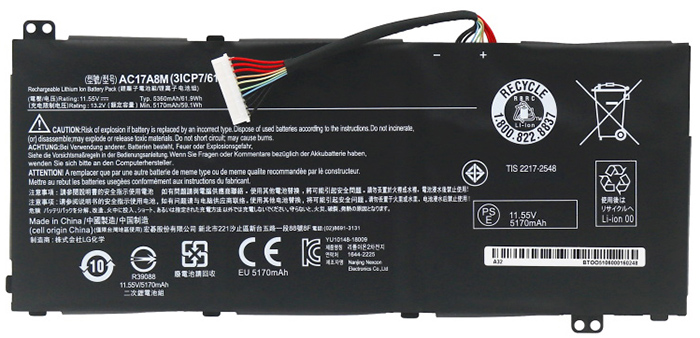 Sostituzione Batteria per laptop OEM per ACER TravelMate-X3410-M Sostituzione Batteria per laptop ACER OEM per TravelMate-X3410-M