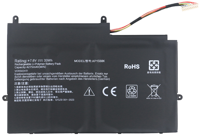 Sostituzione Batteria per laptop OEM per ACER AP15B8K Sostituzione Batteria per laptop ACER OEM per AP15B8K
