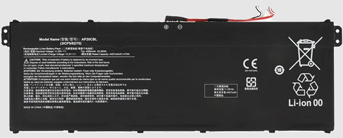 Sostituzione Batteria per laptop OEM per ACER Chromebook-511-C734-C2NR Sostituzione Batteria per laptop ACER OEM per Chromebook-511-C734-C2NR