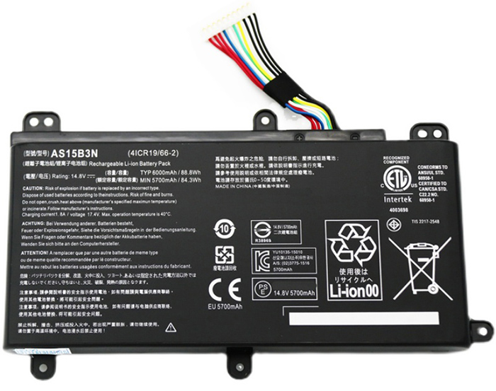 Sostituzione Batteria per laptop OEM per ACER Predator-17-G9-791 Sostituzione Batteria per laptop ACER OEM per Predator-17-G9-791