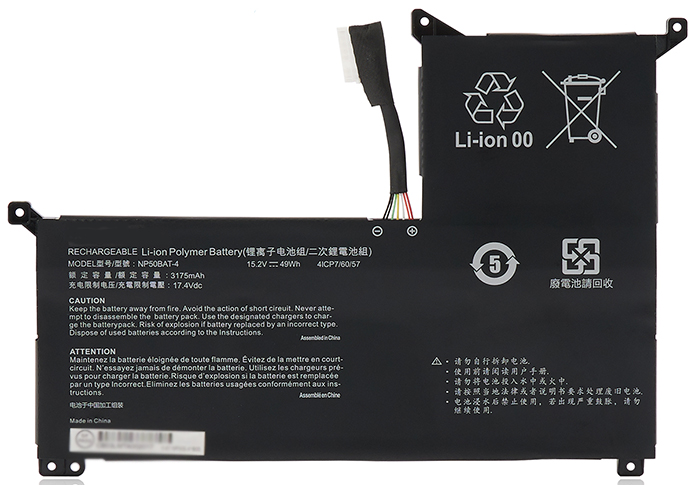 Sostituzione Batteria per laptop OEM per COLORFUL X15-AT Sostituzione Batteria per laptop COLORFUL OEM per X15-AT