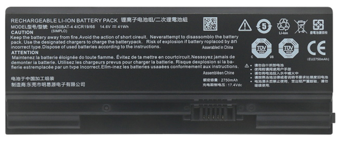 Sostituzione Batteria per laptop OEM per HASEE Z7-CT7VH Sostituzione Batteria per laptop HASEE OEM per Z7-CT7VH