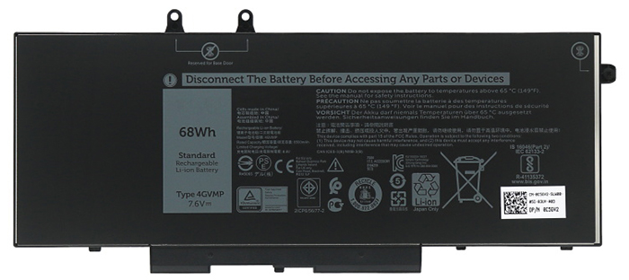 Sostituzione Batteria per laptop OEM per Dell 04GVMP Sostituzione Batteria per laptop Dell OEM per 04GVMP