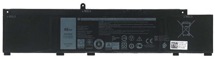Sostituzione Batteria per laptop OEM per Dell 72WGV Sostituzione Batteria per laptop Dell OEM per 72WGV