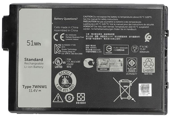 Sostituzione Batteria per laptop OEM per Dell DMF8C Sostituzione Batteria per laptop Dell OEM per DMF8C