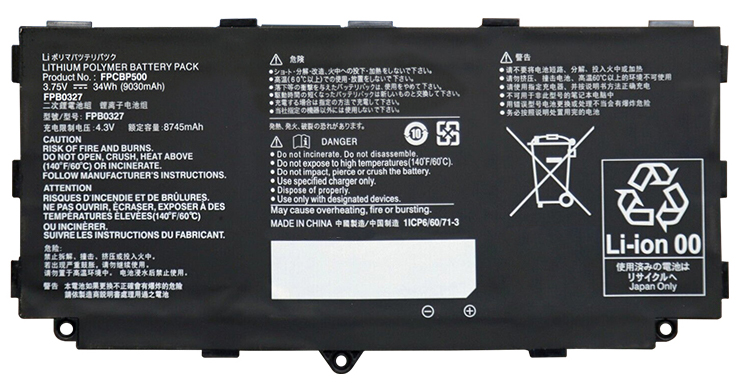 Sostituzione Batteria per laptop OEM per FUJITSU Arrows-Tab-Q506 Sostituzione Batteria per laptop FUJITSU OEM per Arrows-Tab-Q506