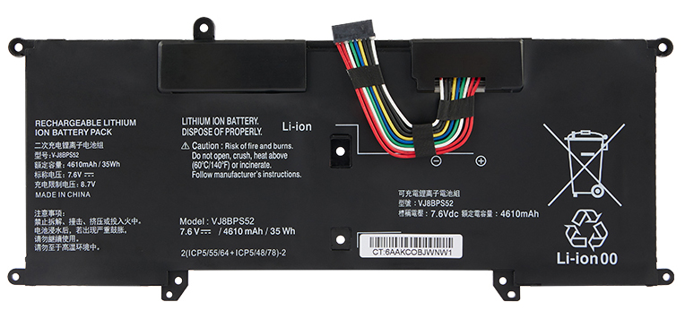 Sostituzione Batteria per laptop OEM per FUJITSU VAIO-S11-VJS112C0511B Sostituzione Batteria per laptop FUJITSU OEM per VAIO-S11-VJS112C0511B