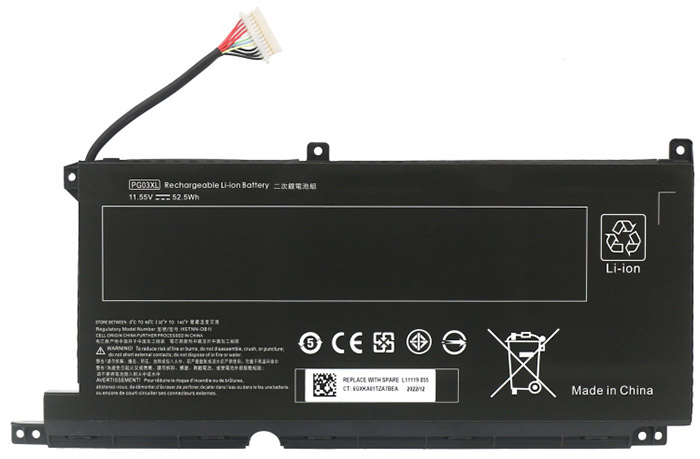 Sostituzione Batteria per laptop OEM per HP Pavilion-Gaming-16-a0006TX Sostituzione Batteria per laptop HP OEM per Pavilion-Gaming-16-a0006TX