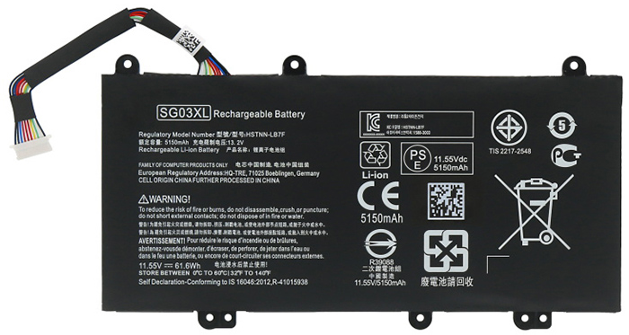 Sostituzione Batteria per laptop OEM per HP Envy-M7-U009DX Sostituzione Batteria per laptop HP OEM per Envy-M7-U009DX
