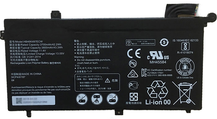 Sostituzione Batteria per laptop OEM per HUAWEI PL-W19 Sostituzione Batteria per laptop HUAWEI OEM per PL-W19