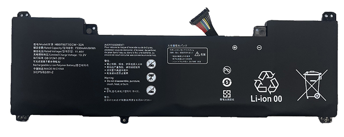 Sostituzione Batteria per laptop OEM per HUAWEI MateBook-16-CREM-WFD9 Sostituzione Batteria per laptop HUAWEI OEM per MateBook-16-CREM-WFD9