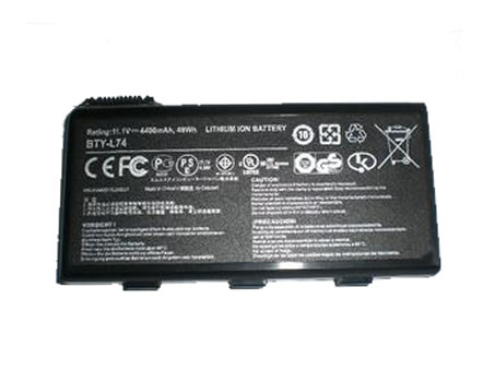 Sostituzione Batteria per laptop OEM per MSI 91NMS17LD4SU1 Sostituzione Batteria per laptop MSI OEM per 91NMS17LD4SU1