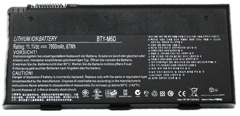Sostituzione Batteria per laptop OEM per MSI GT780R Series Sostituzione Batteria per laptop MSI OEM per GT780R Series