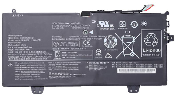 Sostituzione Batteria per laptop OEM per LENOVO Yoga-3-11-5Y10c Sostituzione Batteria per laptop LENOVO OEM per Yoga-3-11-5Y10c