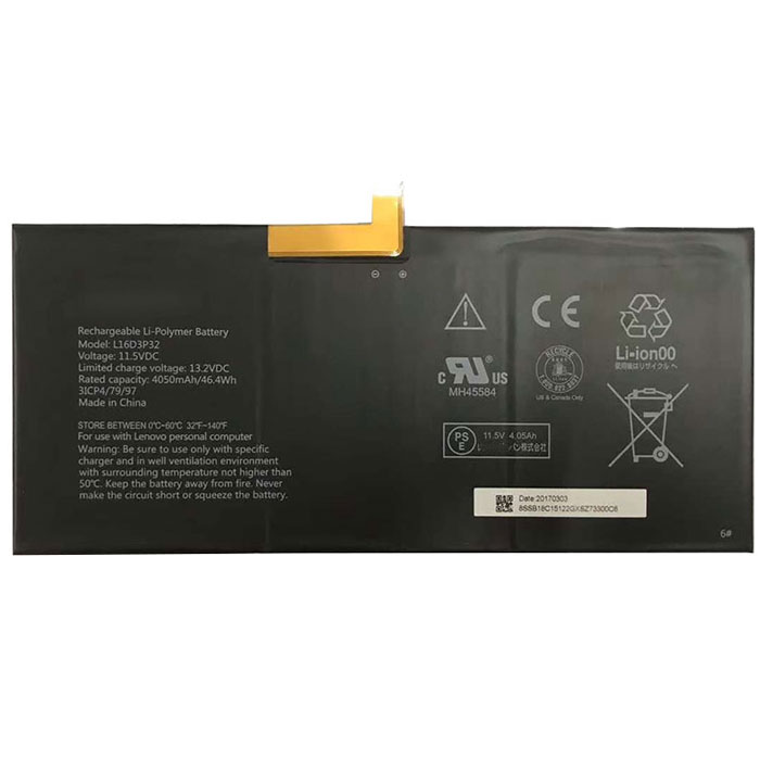Sostituzione Batteria per laptop OEM per LENOVO L16D3P32 Sostituzione Batteria per laptop LENOVO OEM per L16D3P32