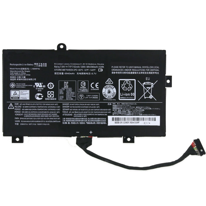 Sostituzione Batteria per laptop OEM per Lenovo L16M4PA2 Sostituzione Batteria per laptop Lenovo OEM per L16M4PA2