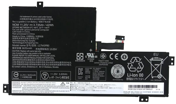 Sostituzione Batteria per laptop OEM per LENOVO L17L3PB0 Sostituzione Batteria per laptop LENOVO OEM per L17L3PB0