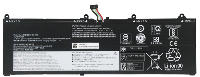 Sostituzione Batteria per laptop OEM per LENOVO L19M4PC3 Sostituzione Batteria per laptop LENOVO OEM per L19M4PC3