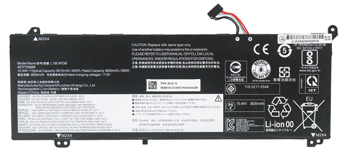 Sostituzione Batteria per laptop OEM per LENOVO L19M4PDB Sostituzione Batteria per laptop LENOVO OEM per L19M4PDB