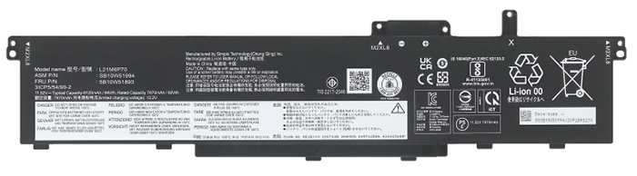Sostituzione Batteria per laptop OEM per LENOVO ThinkPad-P16-Gen1 Sostituzione Batteria per laptop LENOVO OEM per ThinkPad-P16-Gen1