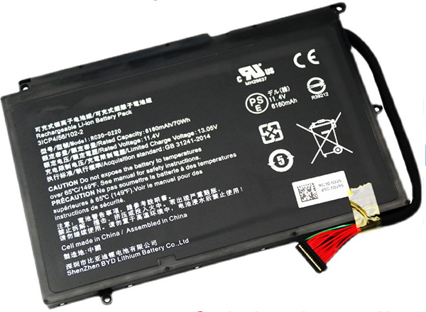 Sostituzione Batteria per laptop OEM per RAZER RZ09-03148E13-R3U1 Sostituzione Batteria per laptop RAZER OEM per RZ09-03148E13-R3U1